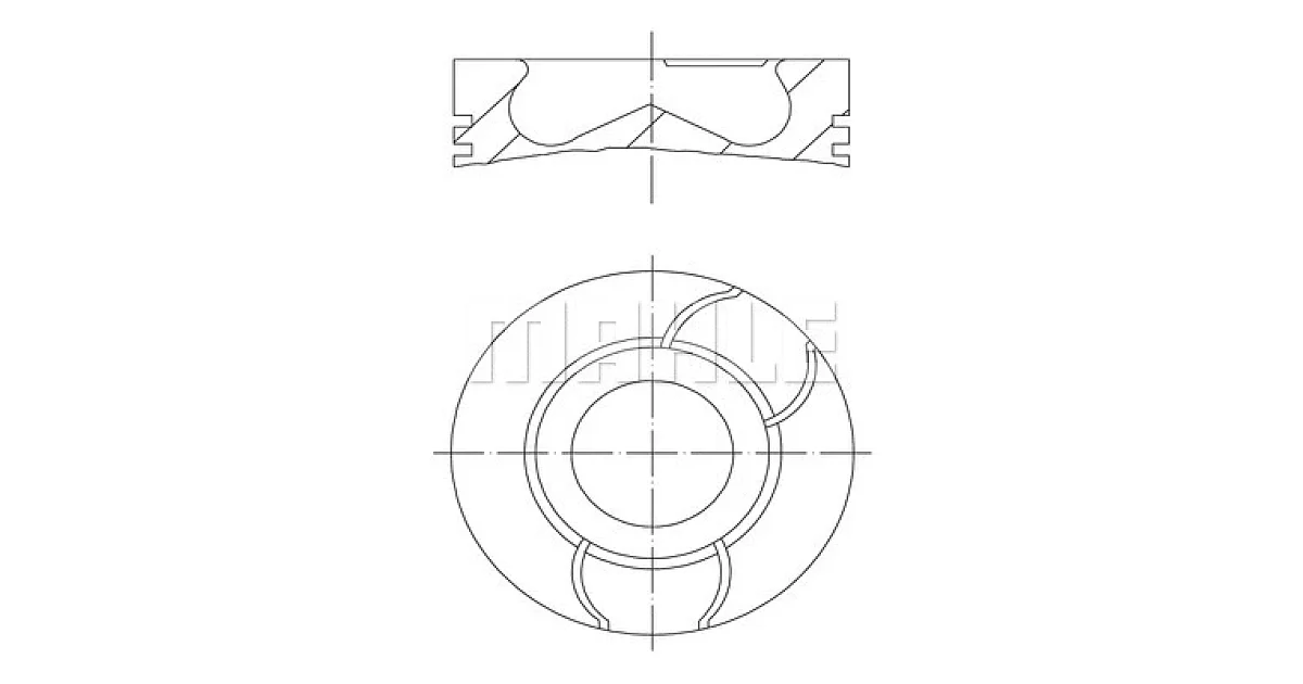 0387600 - MAHLE - Поршень
