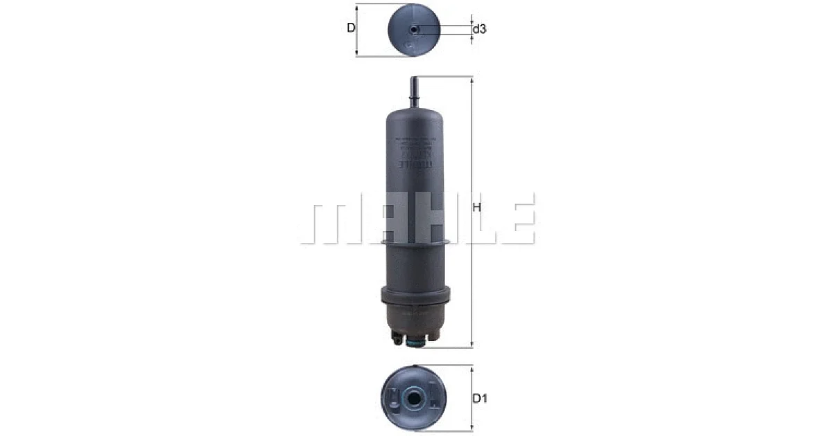 KL8727 - MAHLE - Топливный фильтр