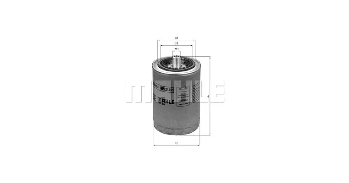 KC218 - MAHLE - Топливный фильтр