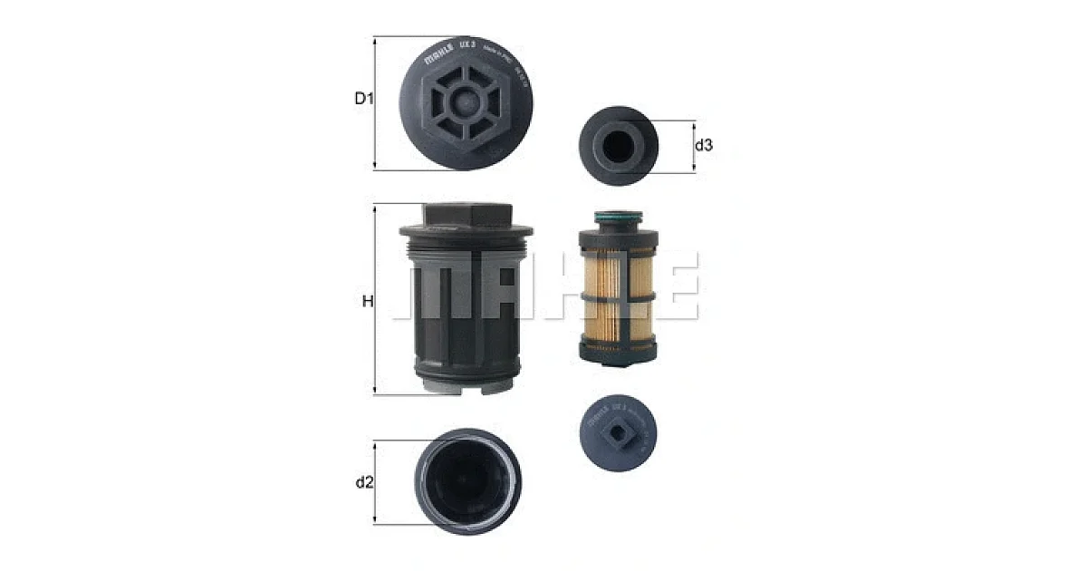 UX3KIT - MAHLE - Карбамидный фильтр