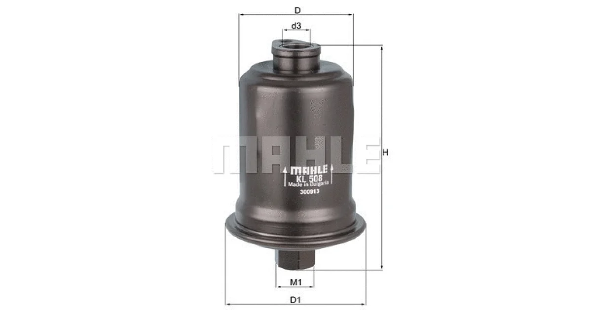 KL508 - MAHLE - Топливный фильтр