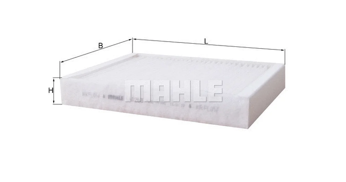 LA1263 - MAHLE - Фильтр, воздух во внутренном пространстве