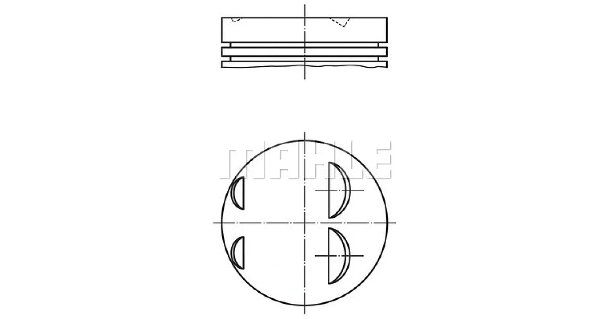 0220500 - MAHLE - Поршень