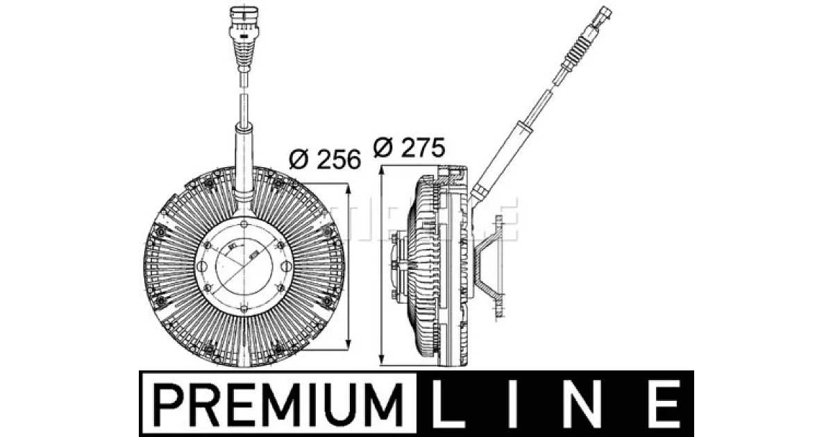 CFC97000P - MAHLE - Сцепление, вентилятор радиатора