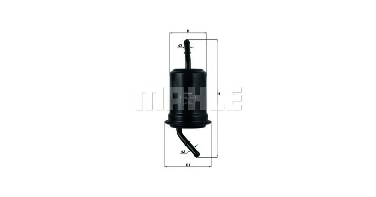 KL115 - MAHLE - Топливный фильтр