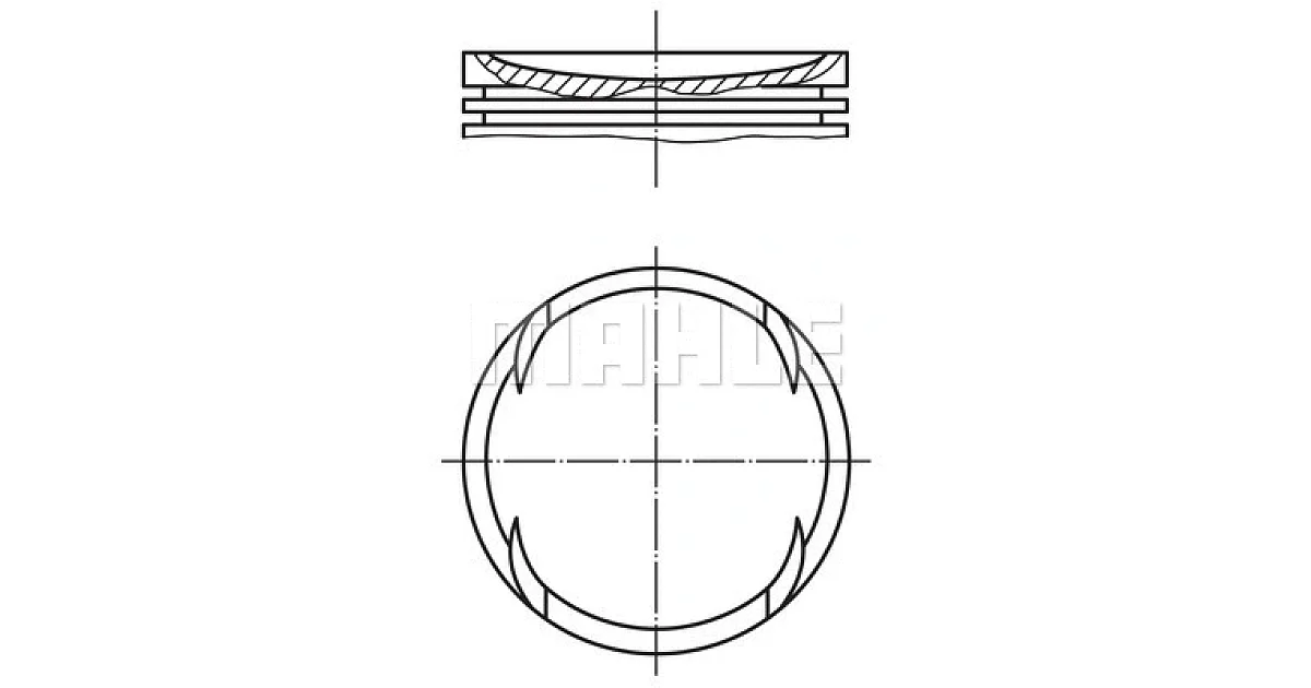 MAHLE - 0014000 - Поршень