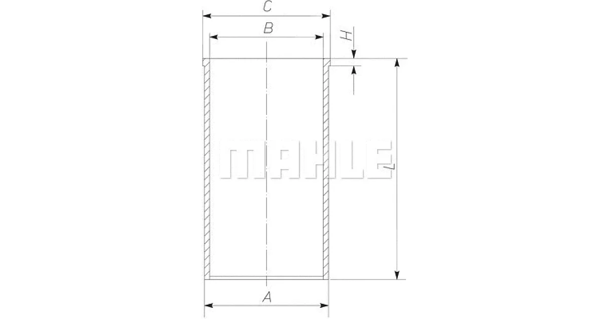 213WT0300 - MAHLE - Гильза цилиндра