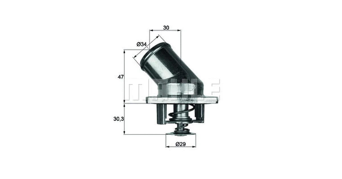 TI387 - MAHLE - Термостат, охлаждающая жидкость
