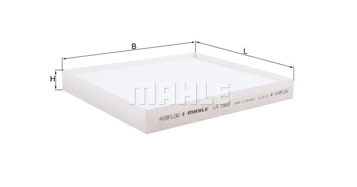 LA1505 - MAHLE - Фильтр, воздух во внутренном пространстве