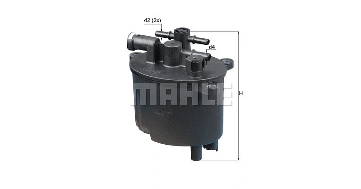 KL581 - MAHLE - Топливный фильтр
