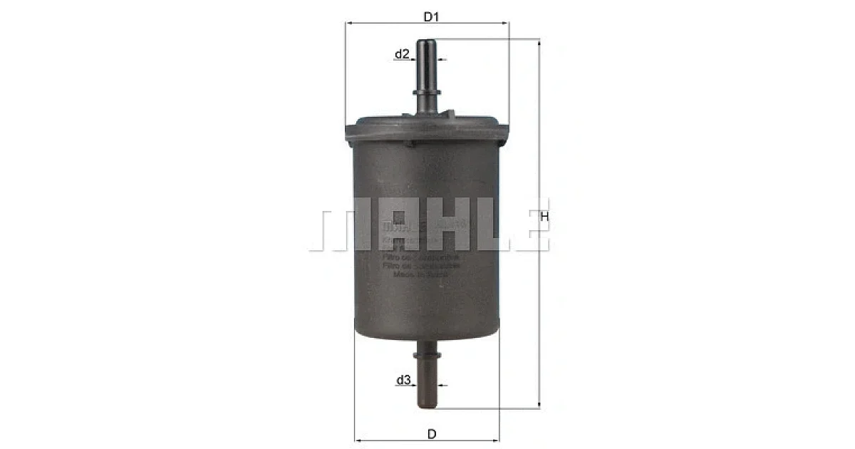 KL4161 - MAHLE - Топливный фильтр