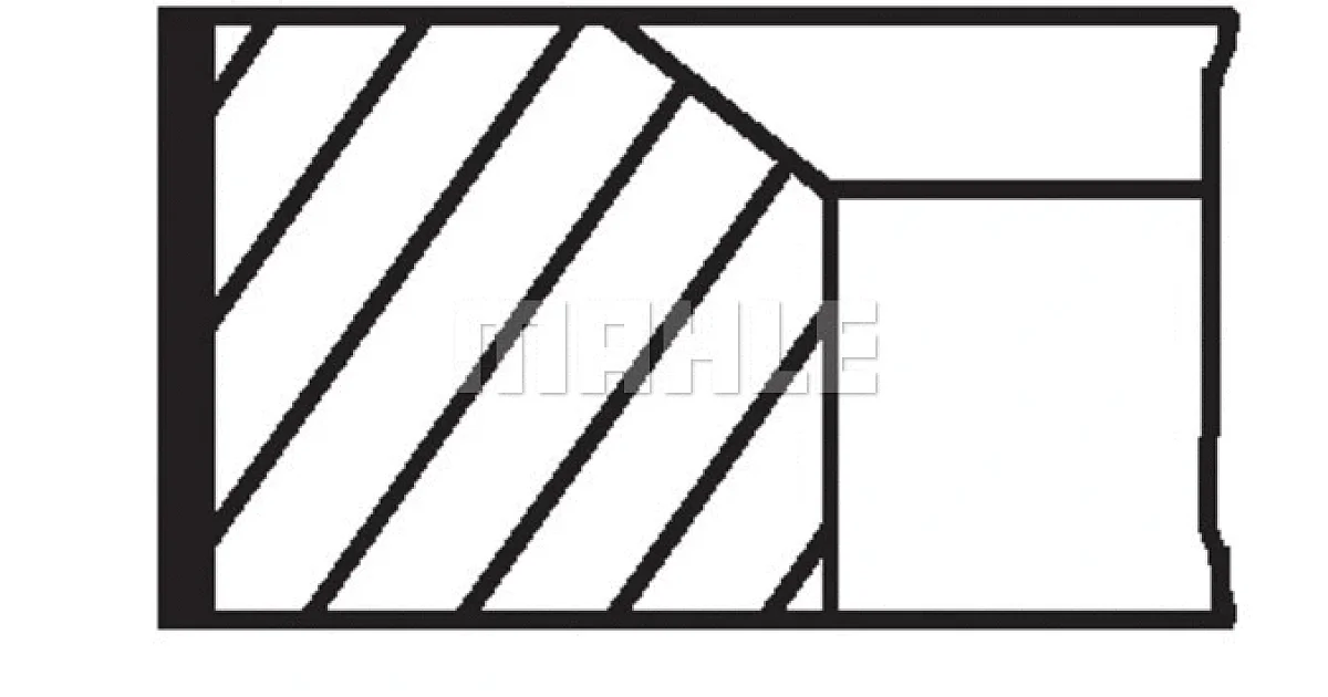 MAHLE - 00101G0 - Комплект поршневых колец