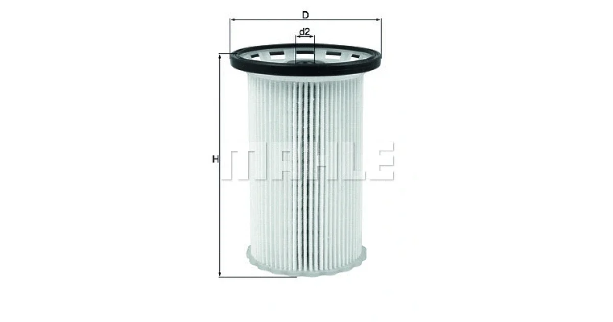 KX342 - MAHLE - Топливный фильтр
