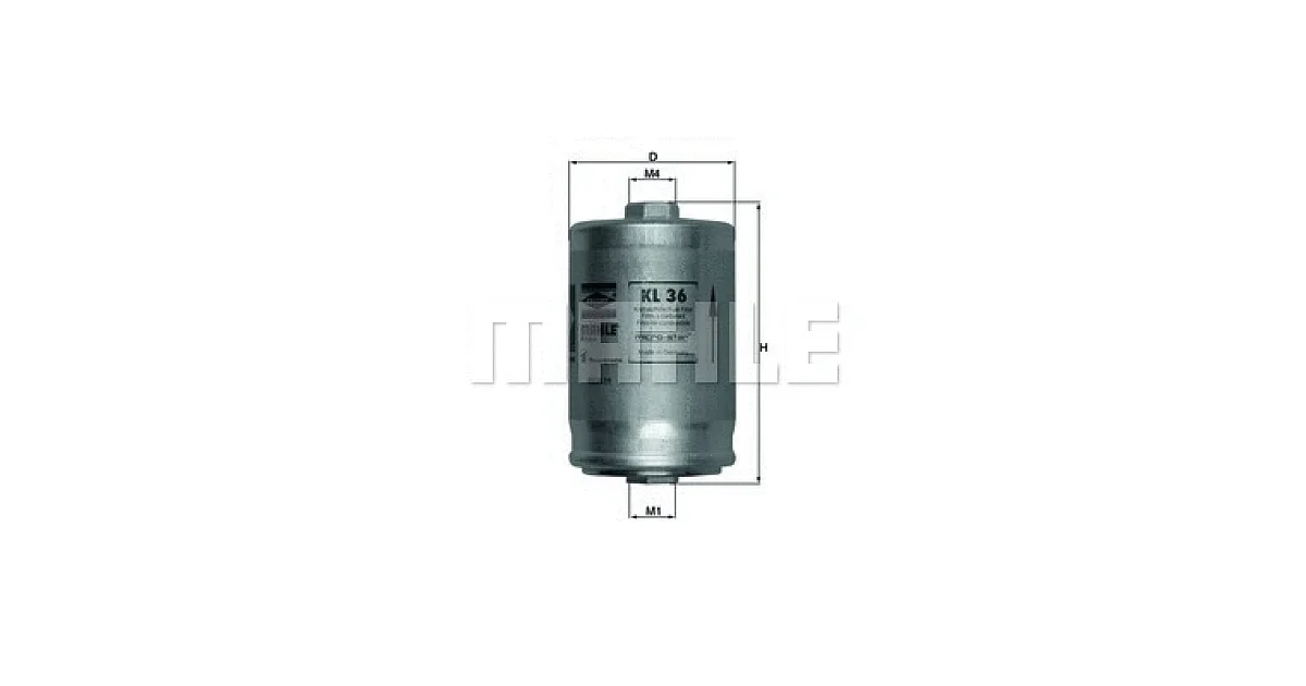 KL36 - MAHLE - Топливный фильтр