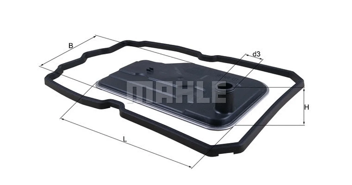 HX124D - MAHLE - Гидрофильтр, автоматическая коробка передач