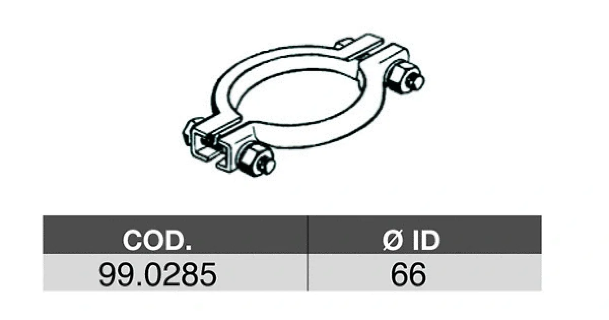ASSO - 990285 - Соединительные элементы, система выпуска