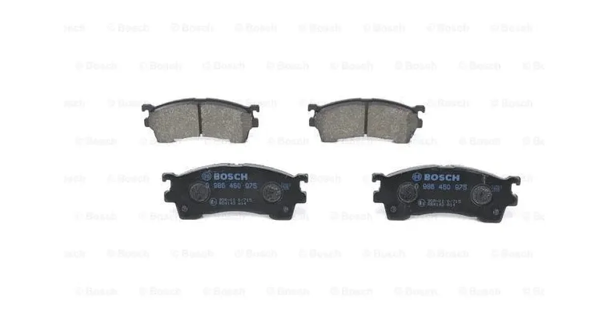 0986460975 - BOSCH - Комплект тормозных колодок, дисковый тормоз