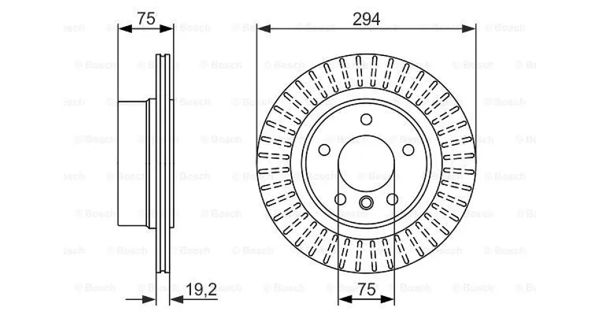 0986479670 - BOSCH - Тормозной диск
