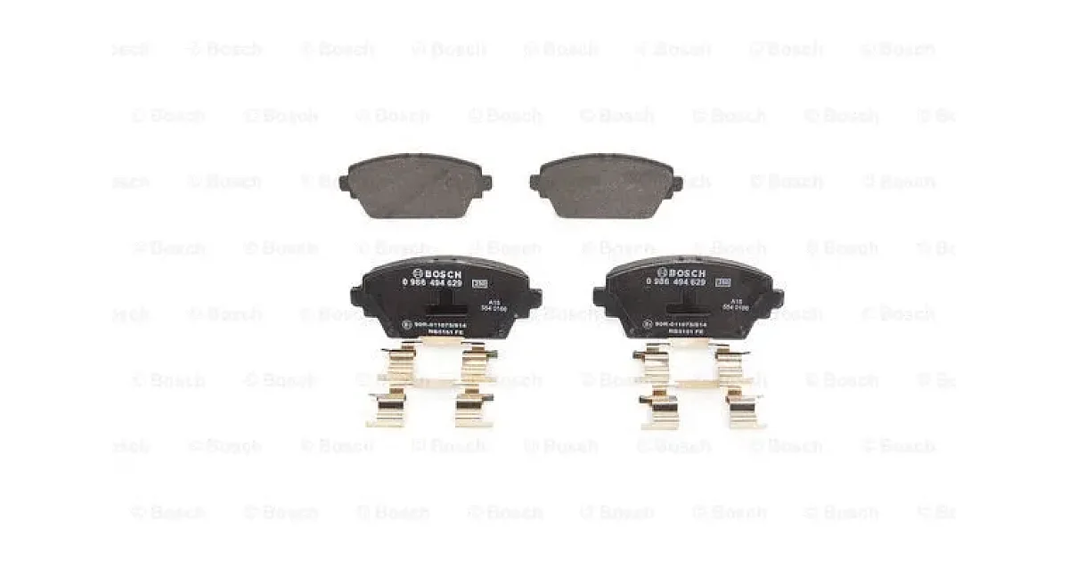 0986494629 - BOSCH - Комплект тормозных колодок, дисковый тормоз
