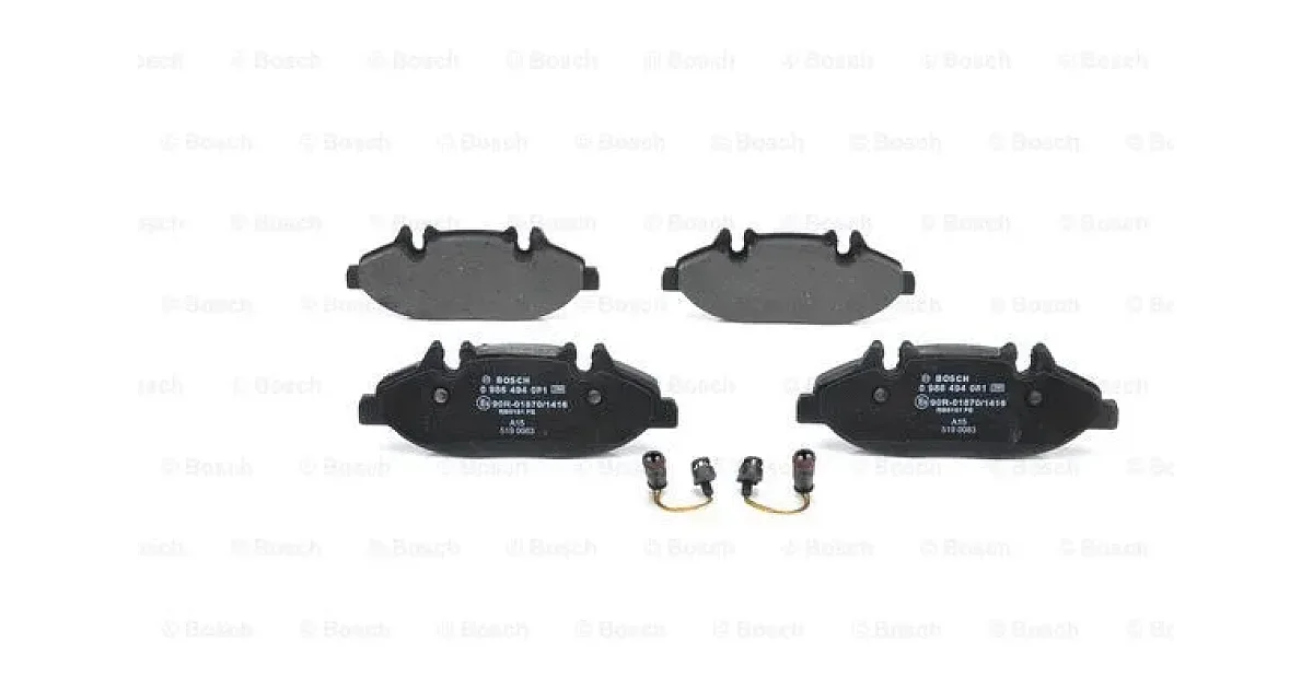 0986494081 - BOSCH - Комплект тормозных колодок, дисковый тормоз