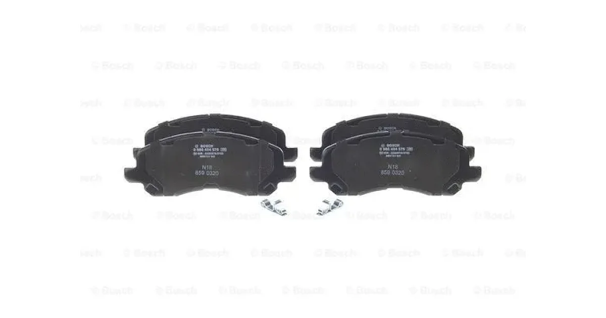 0986494575 - BOSCH - Комплект тормозных колодок, дисковый тормоз