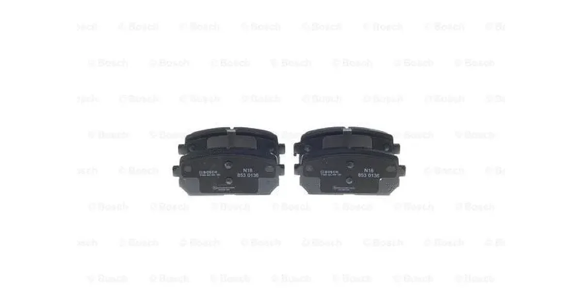 0986494400 - BOSCH - Комплект тормозных колодок, дисковый тормоз