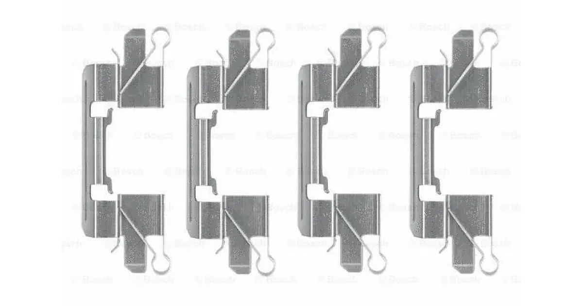 1987474477 - BOSCH - Комплектующие, колодки дискового тормоза