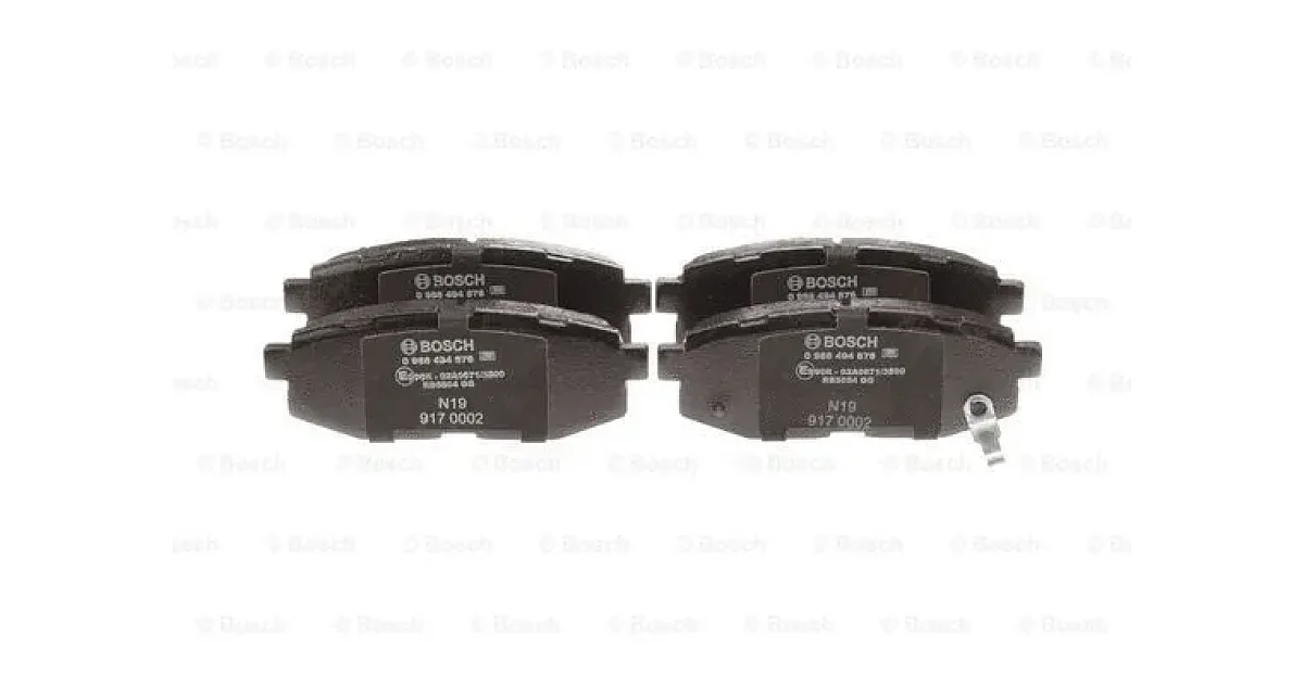 0986494876 - BOSCH - Комплект тормозных колодок, дисковый тормоз