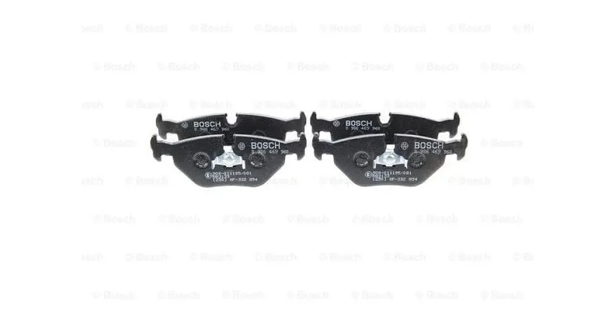 0986469960 - BOSCH - Комплект тормозных колодок, дисковый тормоз
