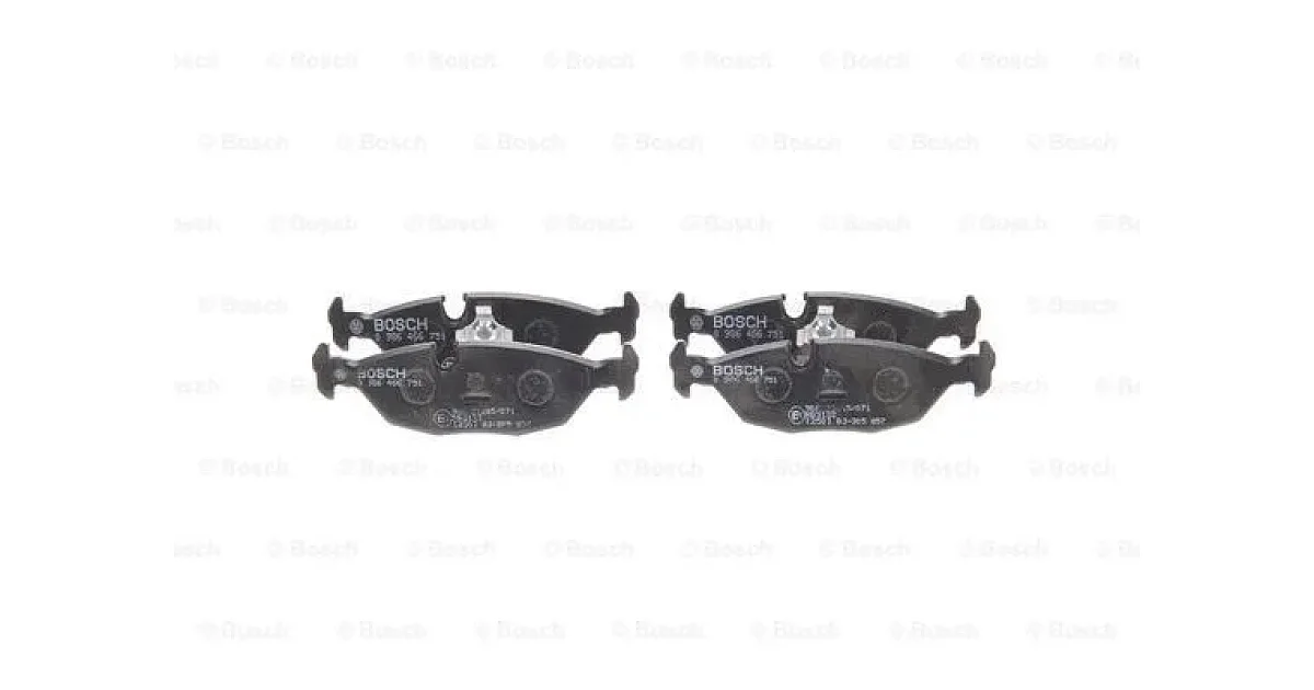 0986466751 - BOSCH - Комплект тормозных колодок, дисковый тормоз