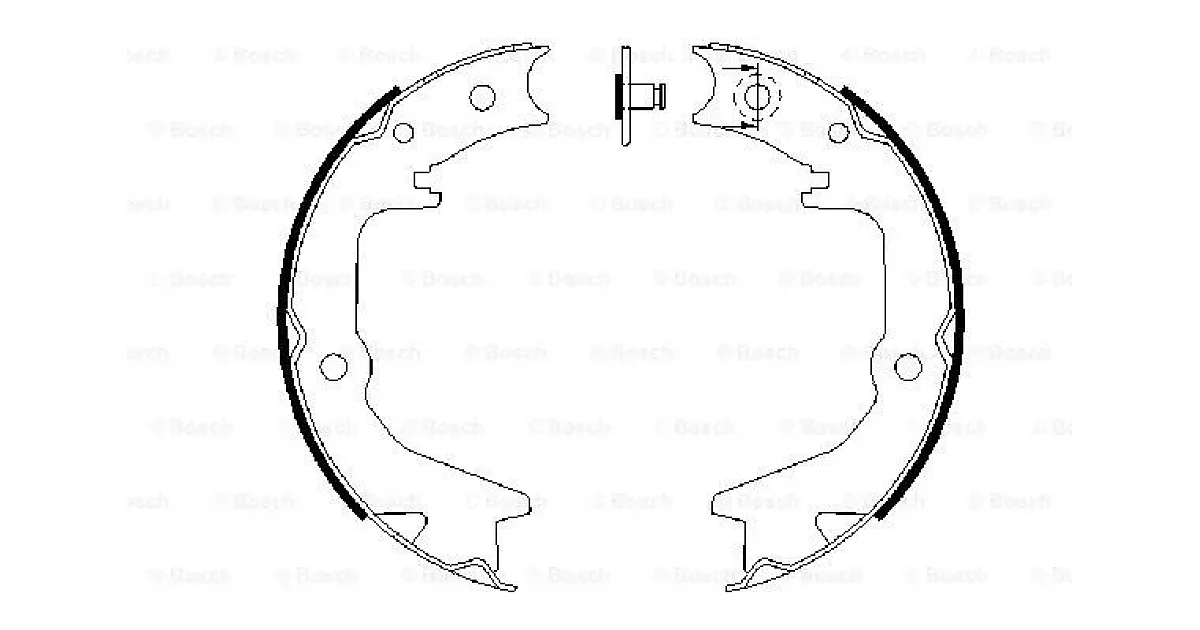 0986487685 - BOSCH - Комплект тормозных колодок, стояночная тормозная система