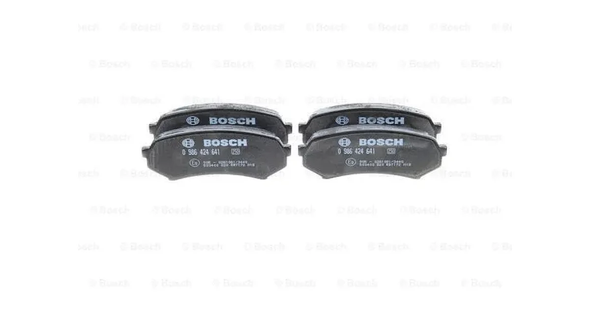 0986424641 - BOSCH - Комплект тормозных колодок, дисковый тормоз
