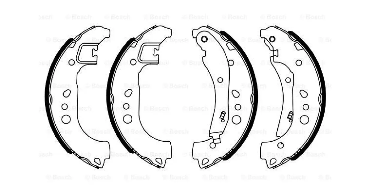 0986487959 - BOSCH - Комплект тормозных колодок