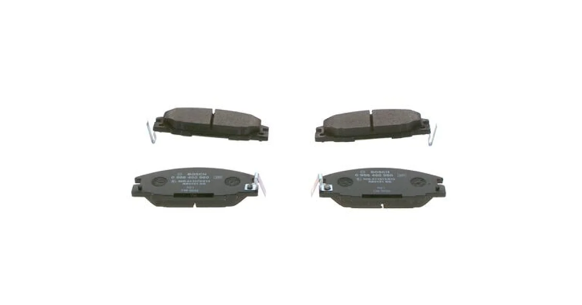 0986460960 - BOSCH - Комплект тормозных колодок, дисковый тормоз