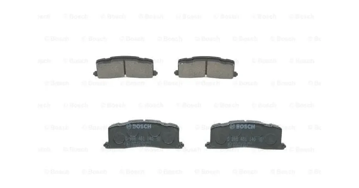 0986461140 - BOSCH - Комплект тормозных колодок, дисковый тормоз