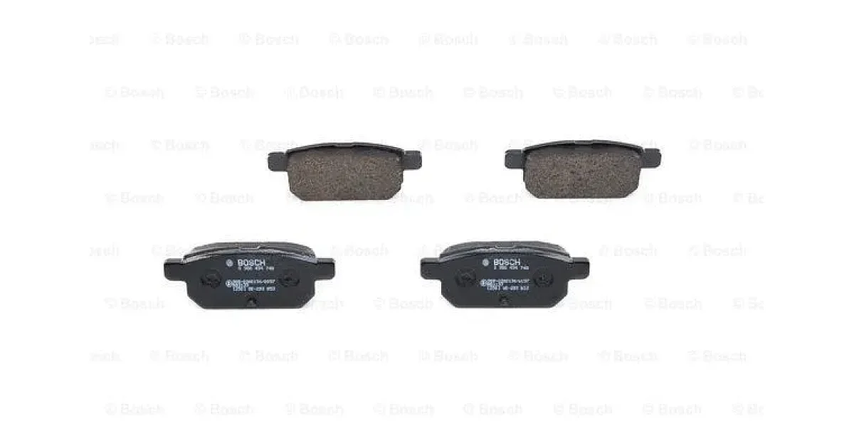 0986494748 - BOSCH - Комплект тормозных колодок, дисковый тормоз
