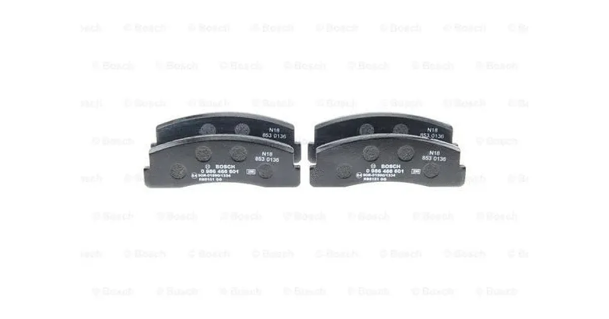 0986466601 - BOSCH - Комплект тормозных колодок, дисковый тормоз