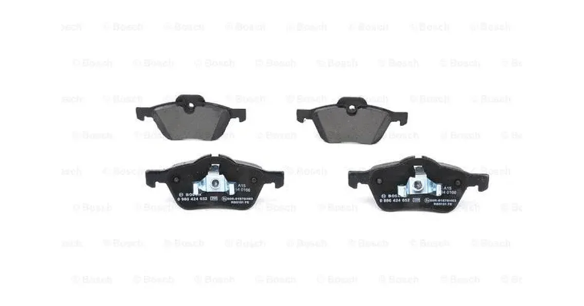 0986424652 - BOSCH - Комплект тормозных колодок, дисковый тормоз