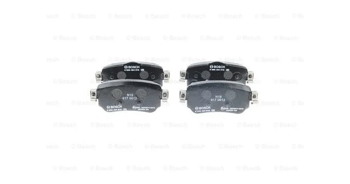 0986494816 - BOSCH - Комплект тормозных колодок, дисковый тормоз