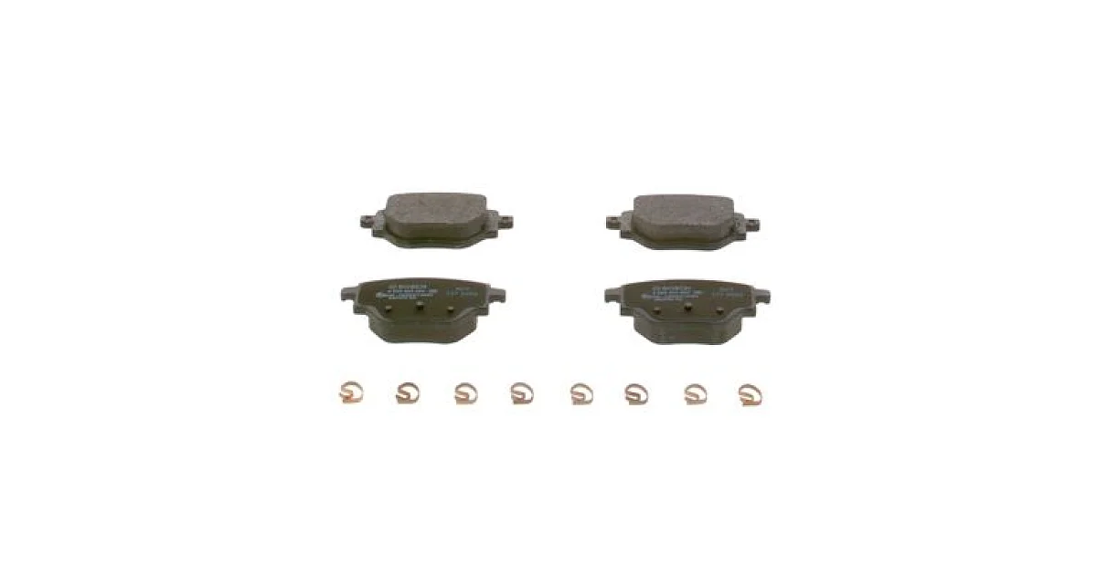 0986424988 - BOSCH - Комплект тормозных колодок, дисковый тормоз