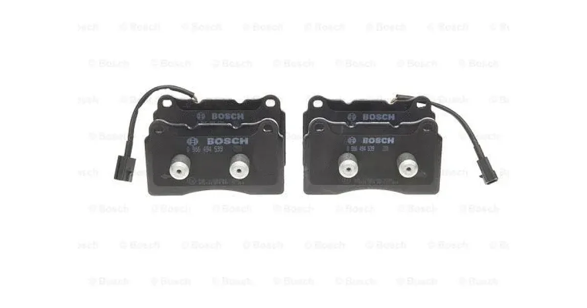 0986494539 - BOSCH - Комплект тормозных колодок, дисковый тормоз