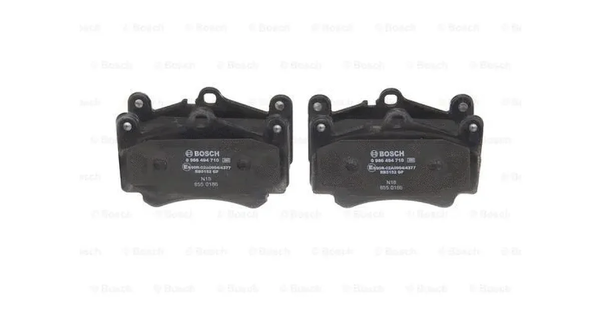 0986494710 - BOSCH - Комплект тормозных колодок, дисковый тормоз