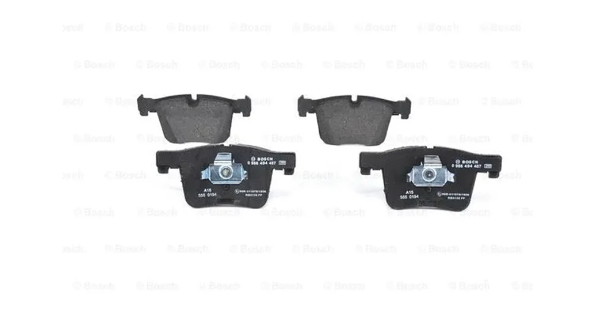 0986494487 - BOSCH - Комплект тормозных колодок, дисковый тормоз