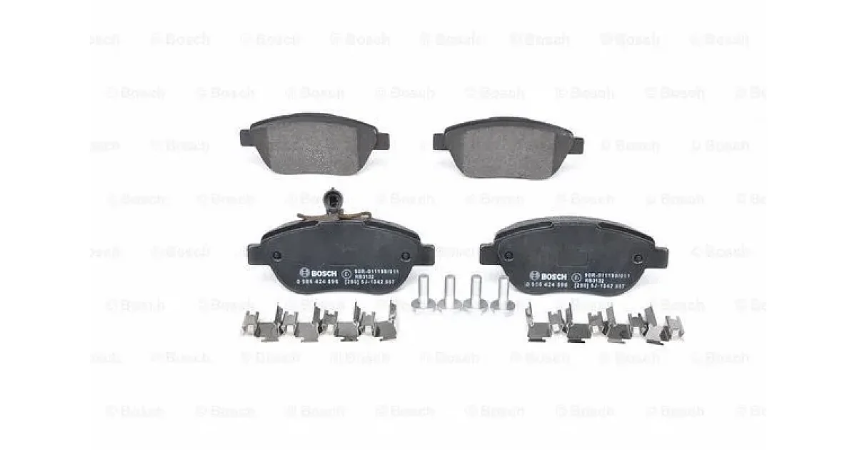 0986424596 - BOSCH - Комплект тормозных колодок, дисковый тормоз