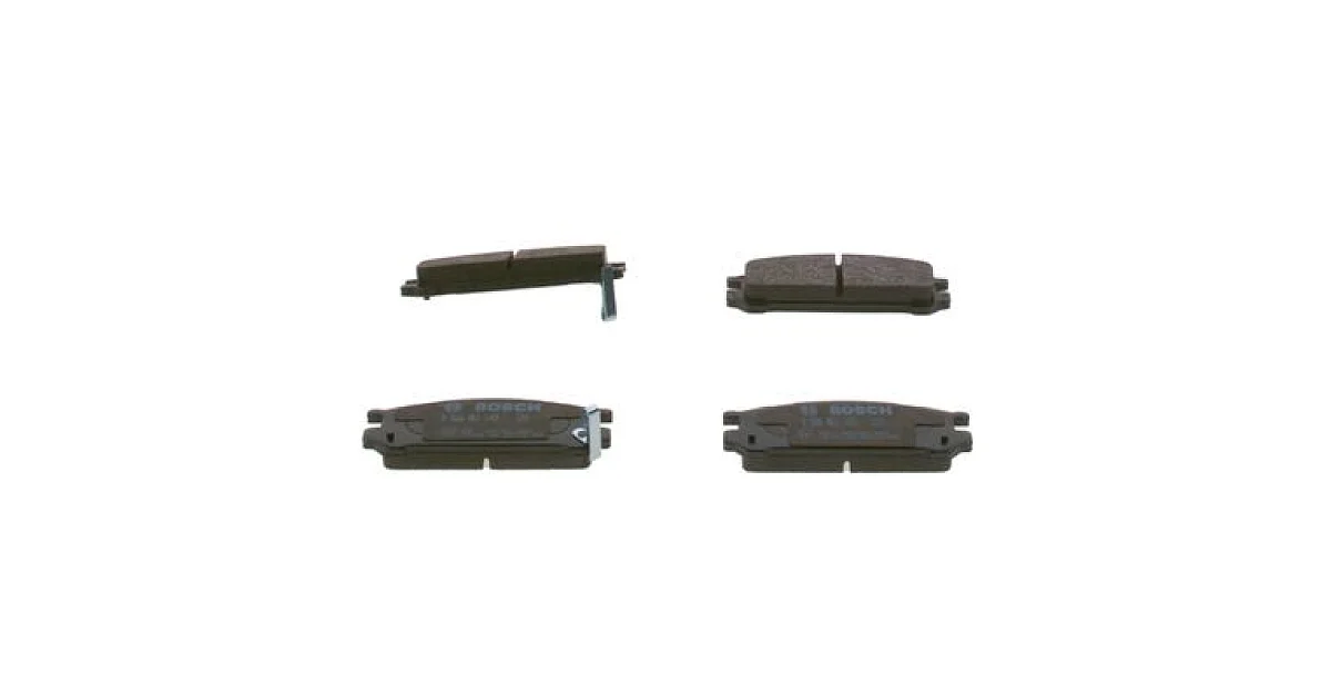0986461143 - BOSCH - Комплект тормозных колодок, дисковый тормоз
