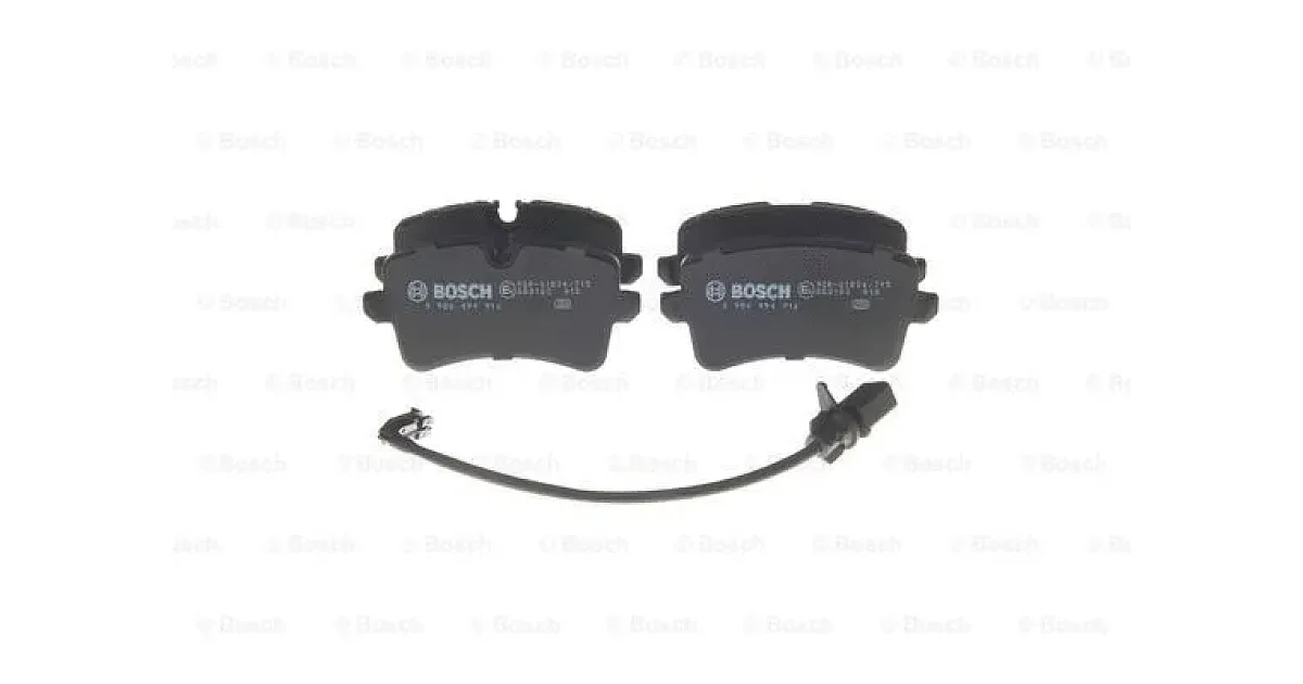 0986494916 - BOSCH - Комплект тормозных колодок, дисковый тормоз
