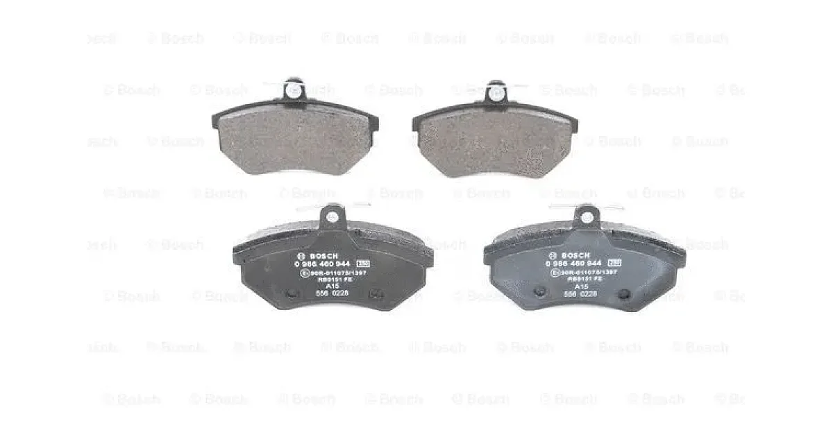 0986460944 - BOSCH - Комплект тормозных колодок, дисковый тормоз