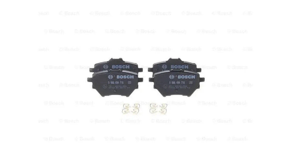 0986494716 - BOSCH - Комплект тормозных колодок, дисковый тормоз