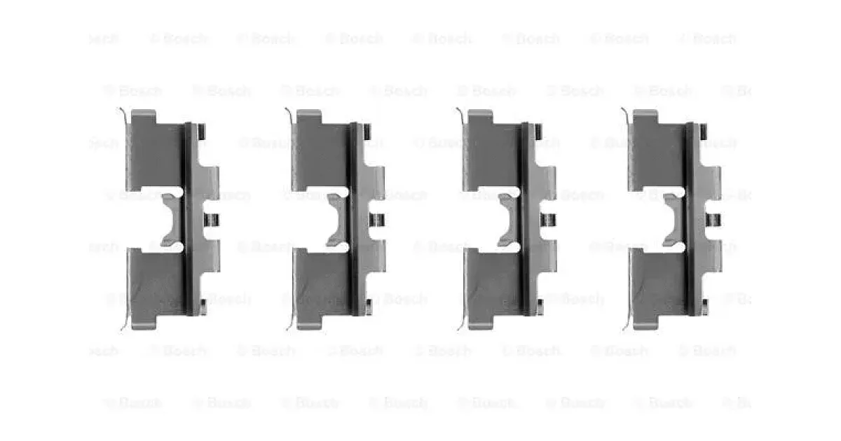 1987474124 - BOSCH - Комплектующие, колодки дискового тормоза