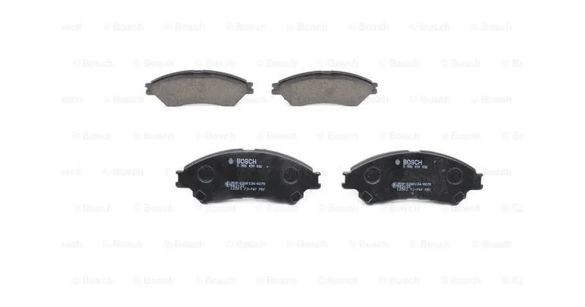 0986494936 - BOSCH - Комплект тормозных колодок, дисковый тормоз